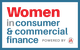 Logo for Women in Consumer & Commercial Finance conference [Image by creator  from ]